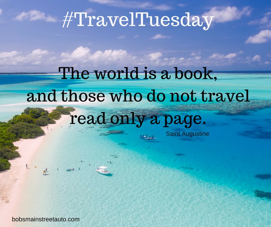 BobsAutoNTow's tweet photo. #TravelTuesday #theworldisabook #BobsMainStreetAuto https://t.co/OF1LAnyL1M