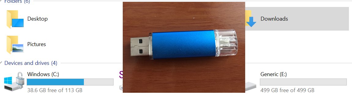 mikered's tweet photo. This USB drive is showing as 500GB - lies lies lies ! #fakenews #fakeusb #fakeflash https://t.co/6TR5roVjGH