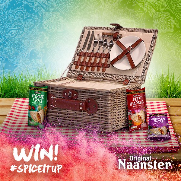 #WIN a Picnic Hamper! RT&amp;F to enter! T&amp;C's here: bit.ly/2oEtqVx #SpiceItUp!