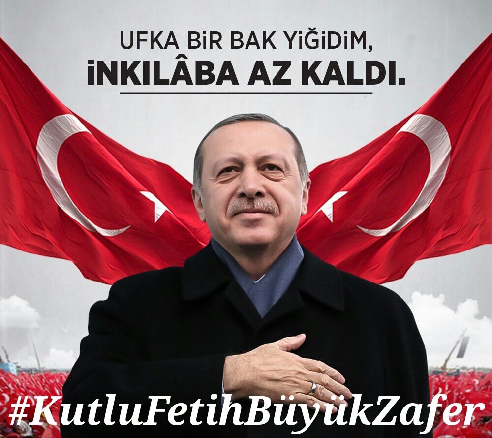 Biri dünyanın övgüsüne mazhar olmuş F.Sultan Mehmet
Biri dünyanın gözünü üzerinden alamadığı TC.Başkanı #RTE 
#KutluFetihBüyükZafer geliyor