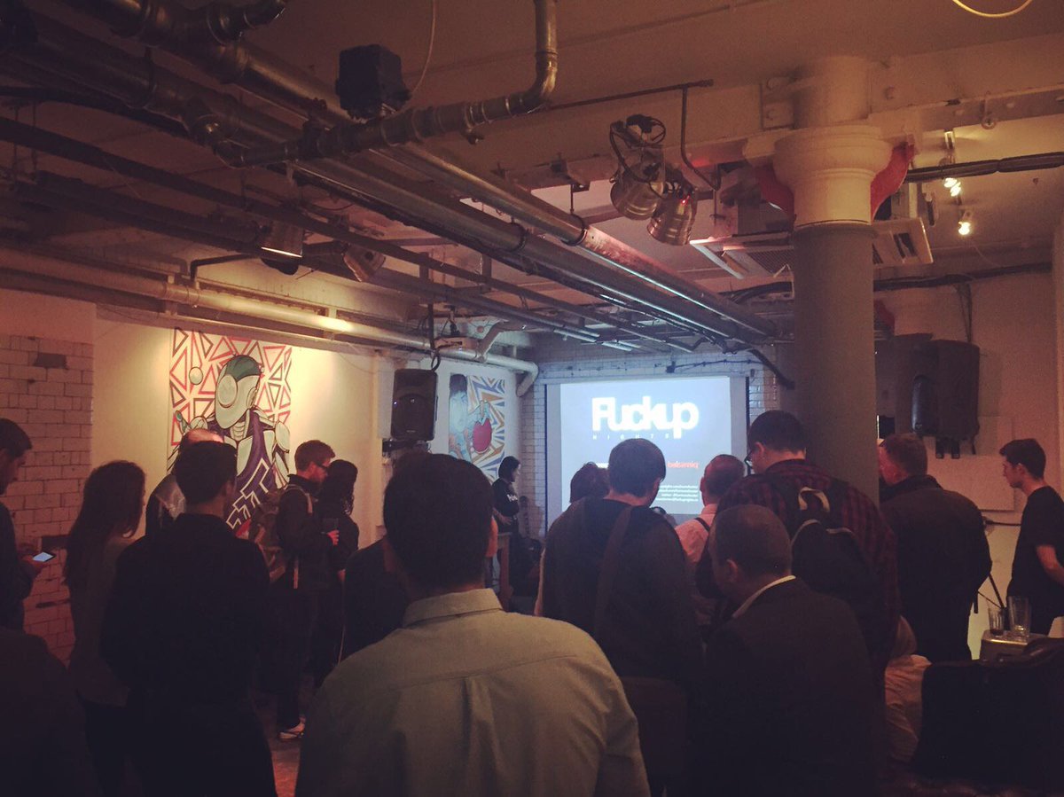 funmanchester's tweet photo. ‘It’s ok to quit!’ FuckUp Nights Manchester Vol I Round-up https://t.co/EIOJoKsSI6 #machester #funman #sharethefailure https://t.co/4E7MwyaLrm
