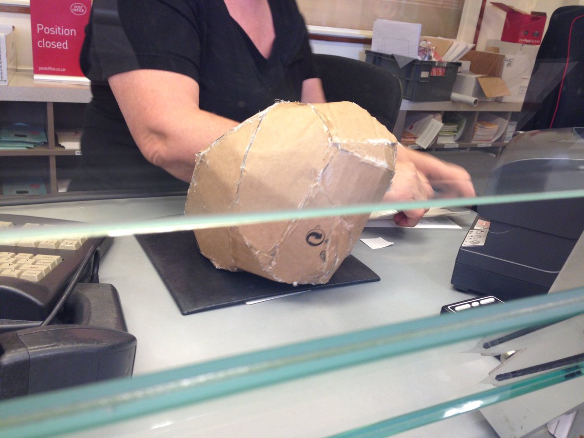 B_S_Ashton's tweet image. Another cardboard rock posted to @SpaceStation65 today
#royalmail #signedfor