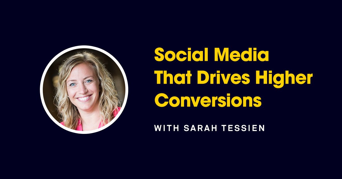 ConversionCast's tweet photo. ConversionCast: Social Media That Drives Higher Conversions | Episode 1.6 with Sarah Tessien https://t.co/VRrCu9xQQO https://t.co/SCx9GPbVh3