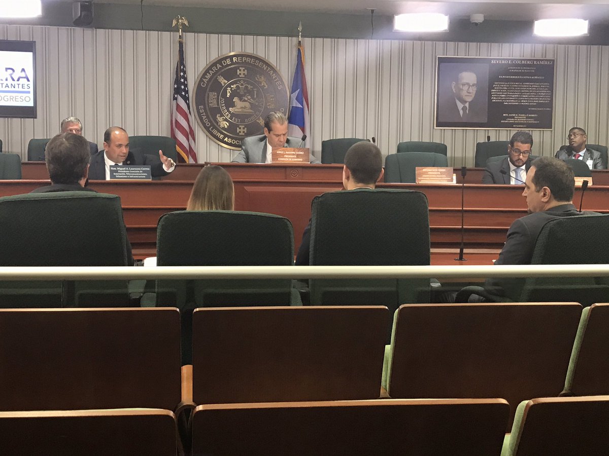 CamaraConPR's tweet photo. [AHORA] Continúa la Vista Pública de la Comisión de Gobierno. #PC1084 https://t.co/2KIhTGKeGB