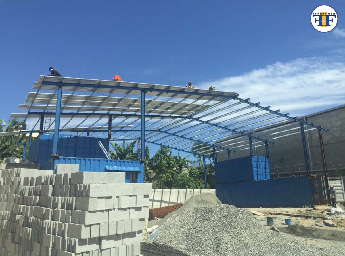 ConstsFF's tweet image. Construcción de Techo Metálico. #construccion #ingenieriacivil #aluzinc