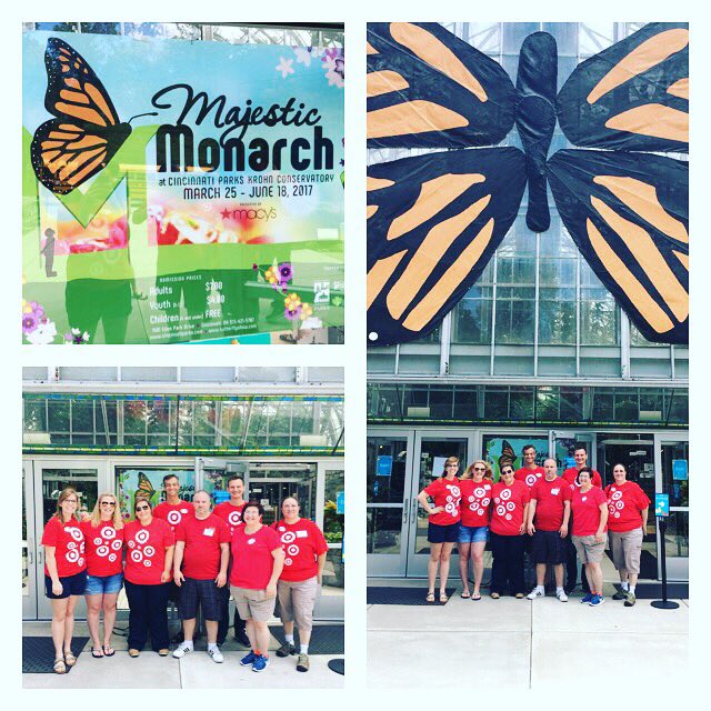 Volunteering with our T1545 team at the Krohn Conservatory Butterfly Show! #d418 #RWOS <a href="/KatieLynn1027/">Katie Griffin</a> @I_Tob26