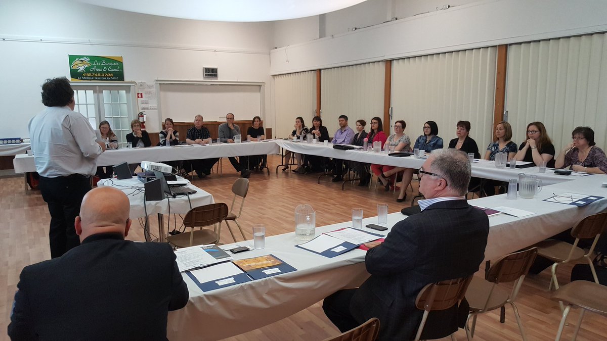 LecorneVincent's tweet photo. Reprise collective - présentation du programme PSRC à Chibougamau avec le MESI et le CTEQ #CTEQ https://t.co/Yq87lpTRea