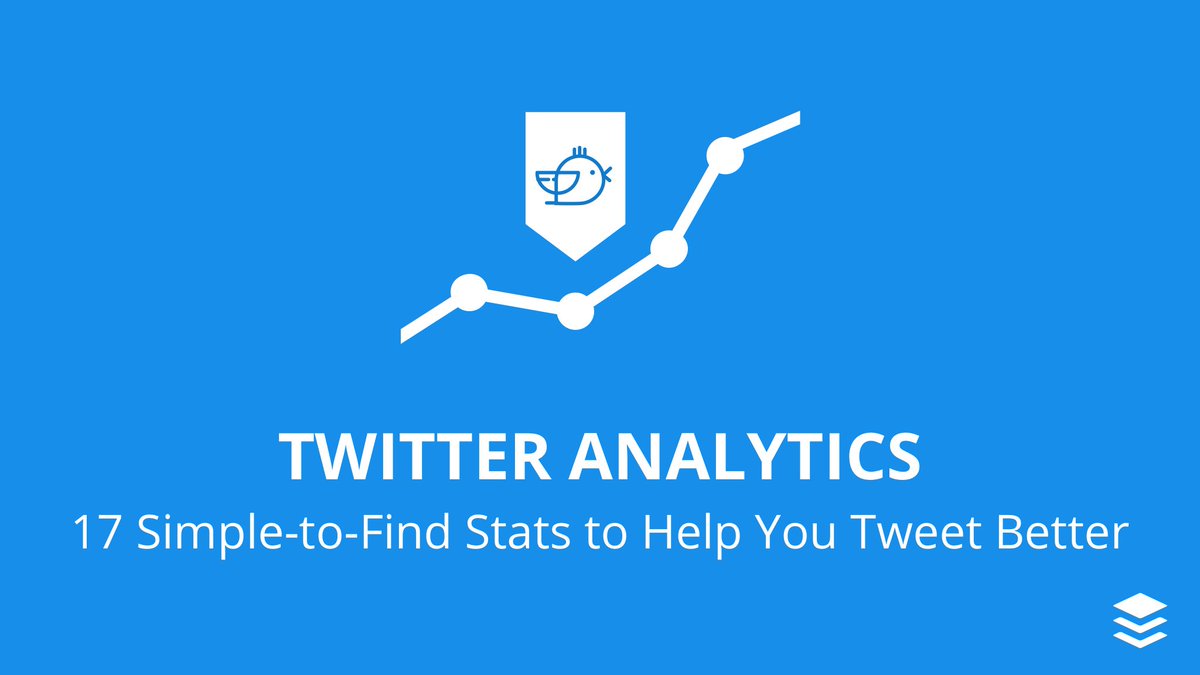 Become an analytics wizard on Twitter...17 Simple-to-Find Stats to Help You Tweet Better

<a href="/buffer/">Buffer</a>: buff.ly/2qgmTkz