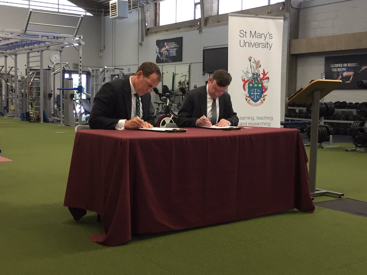 StMarys_RFC's tweet photo. Great to be a part of the partnership launch between @YourStMarys and @LiRFC. #RugbyFamily https://t.co/uVV40m7De5