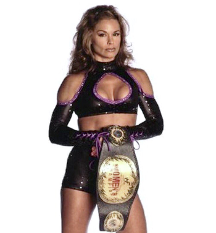 wrestlerweekly's tweet photo. FOR THE MONTH OF MAY WRESTLER WEEKLY WILL HONOR WOMEN WHO MADE THEIR MARK ON #WRESTLING #wwMay DAY 30 is #Ivory #TinaFerrari #WWF #WWE #GLOW https://t.co/PhR0RPOtRp