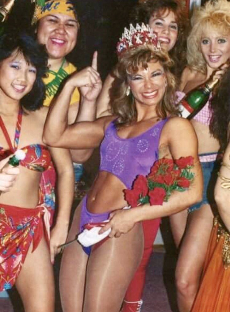wrestlerweekly's tweet photo. FOR THE MONTH OF MAY WRESTLER WEEKLY WILL HONOR WOMEN WHO MADE THEIR MARK ON #WRESTLING #wwMay DAY 30 is #Ivory #TinaFerrari #WWF #WWE #GLOW https://t.co/PhR0RPOtRp