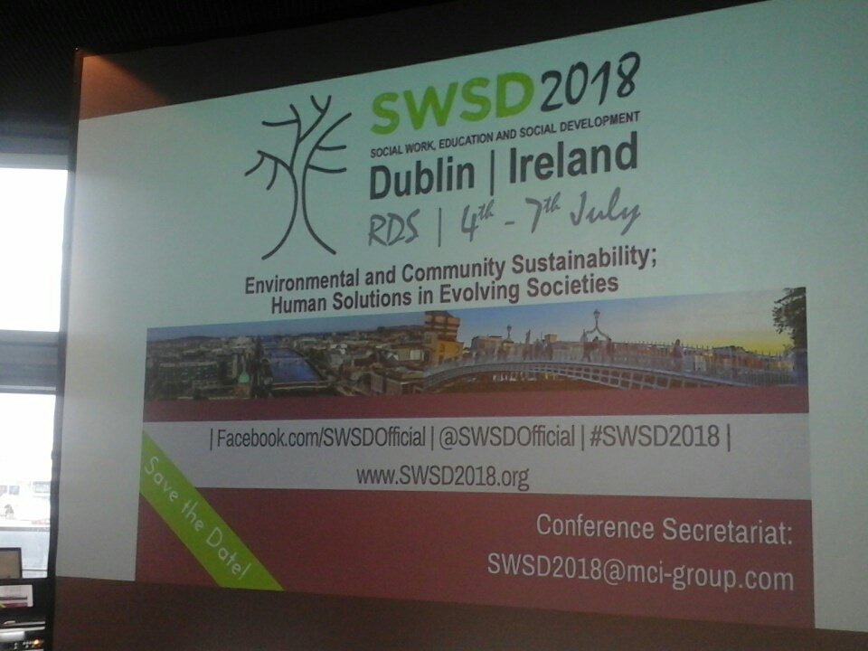 #IFSWe2017 Irish Association invites everybody to world conference in Dublin 2018 Graca Machel &amp; Mary Robinson etc etc