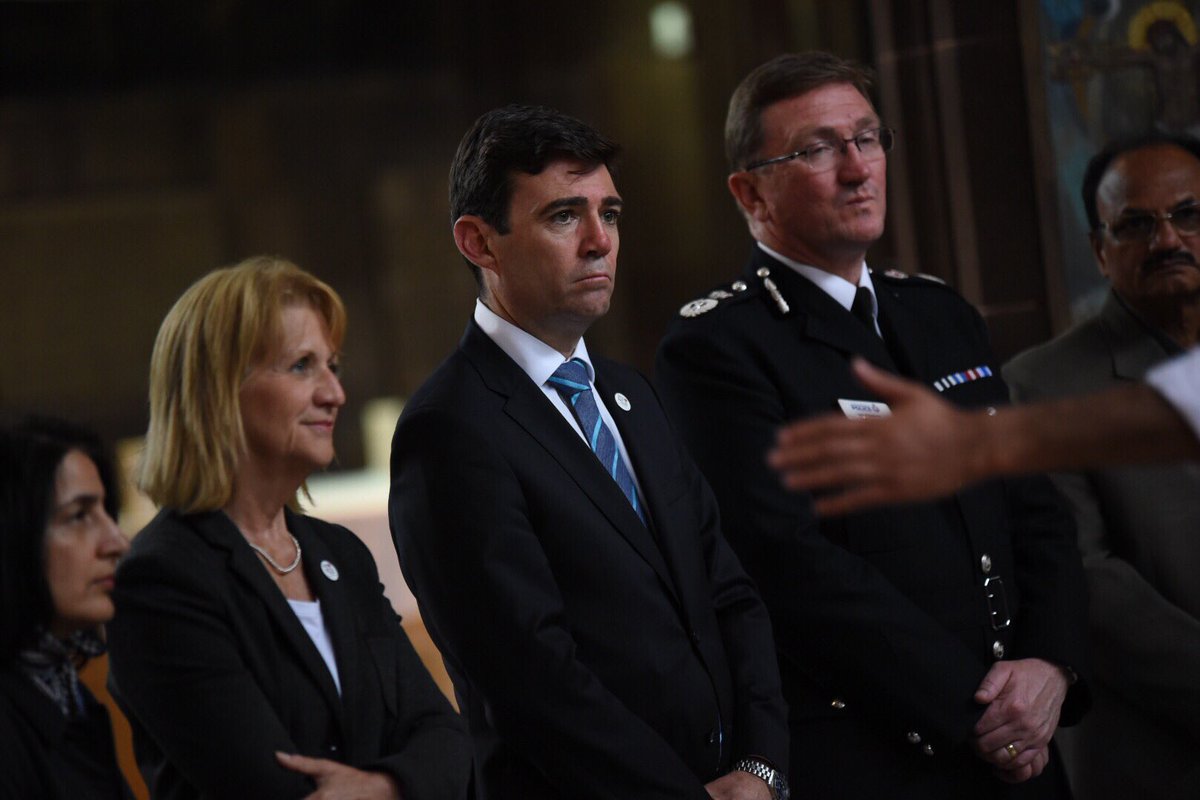 Honoured to join community, faith and civic leaders <a href="/ManCathedral/">Manchester Cathedral</a> to send out a strong, united message - #WeStandTogether
