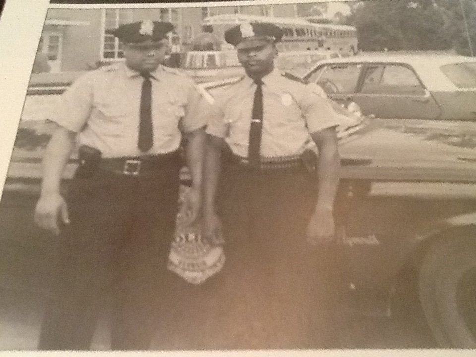 EvansCoHistory's tweet photo. 1965: Oscar Williams(left) and Eugene Wilkerson(right) became the first black men hired by the Claxton Police Department. #EvansCOuntyFirsts https://t.co/CD4Oh3mUoJ