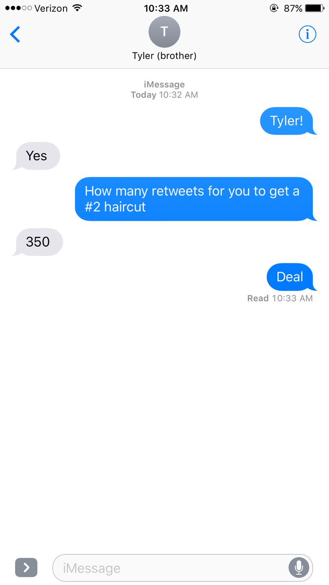 brandon_gorsuch's tweet photo. Everyone help me out, my brother loves his hair😂😂 https://t.co/x0qhChk6Qb