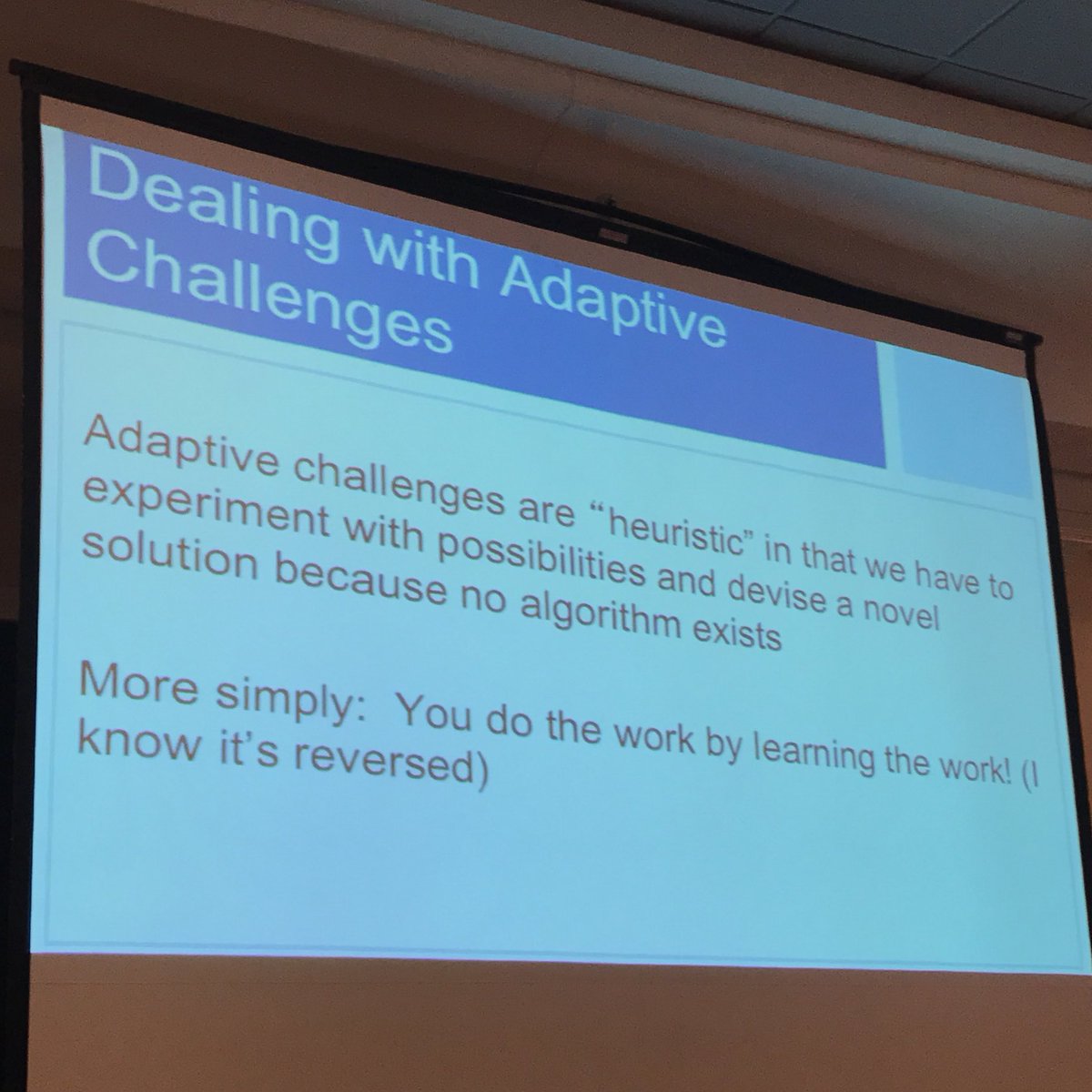_MrsFerguson_'s tweet image. We can tell &quot;WHAT&quot;, but we need to inquire about &quot;HOW&quot;... #adaptivechallenges #understandtheproblembetter #erlcpl #ngps10