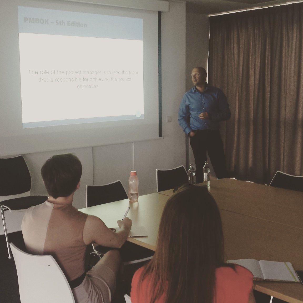 MICSELu's tweet photo. #PMBOK #PMI #framework #scrum #methodology 👉 today's speaker director of #PMI #luxembourg #chapter by #TodorGeorgiev https://t.co/A6UgQ2CLPg