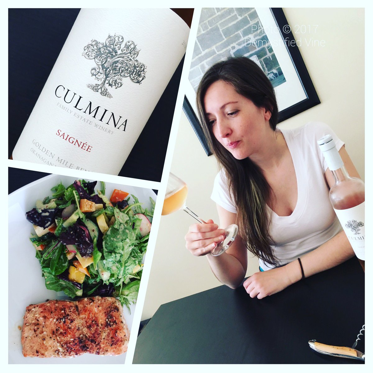 DemystifiedVine's tweet photo. .@CulminaWinery Saignée enrapturing, elegant. LOVED this lighter-styled rosé. A definite must try for #Summer2017 #BC. #BCwine #winelover https://t.co/UhzZdcowx8