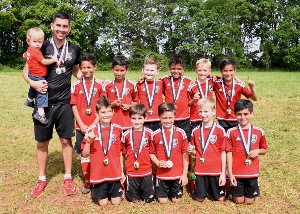 loudounsc's tweet photo. #08BRed and Coach Pruden came away with the 🏆 at Potomac this weekend! #repthered https://t.co/RfGO8TccBe