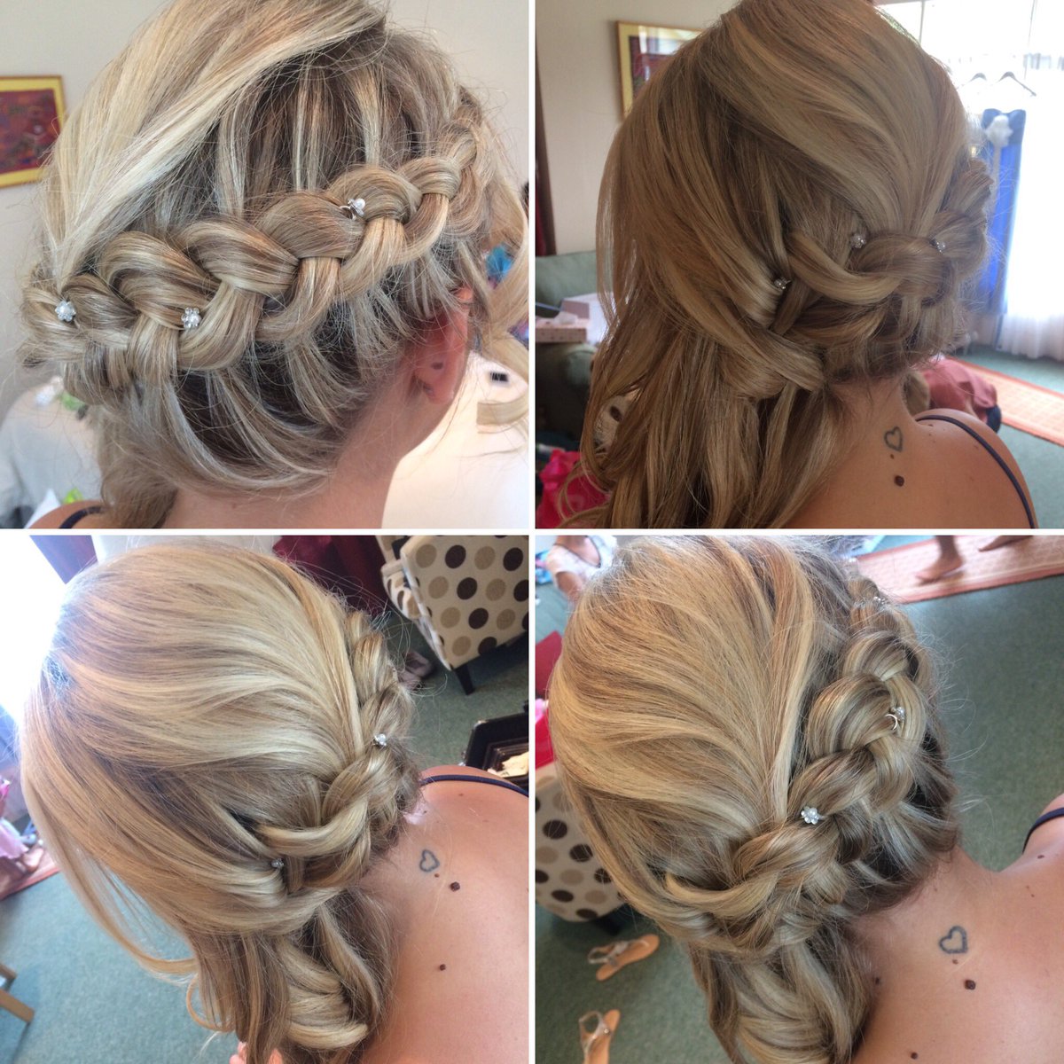 Gorgeous_B_Hair's tweet photo. The gorgeous bridesmaids from last weekends wedding 💕 stunning #wedding #upstyle #curls #braids #gorgeousbridalhair #bridesmaids https://t.co/fGoDVN93DT