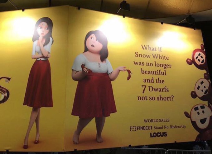 プラスサイズモデルが怒り 白雪姫の映画がぽっちゃり批判