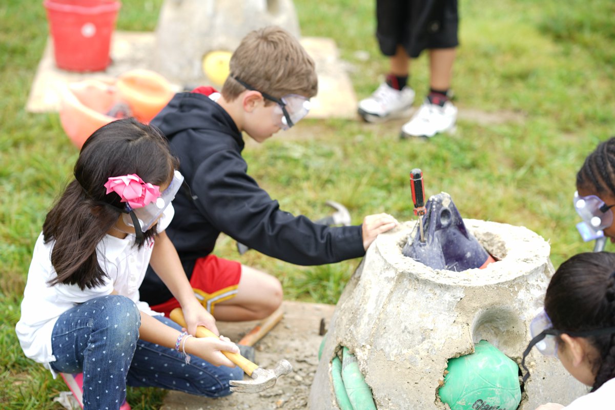 oyster reef ball making <a href="/Hillcrest_BCPS/">Hillcrest Elementary</a> hands on helping the environment - what an amazing program