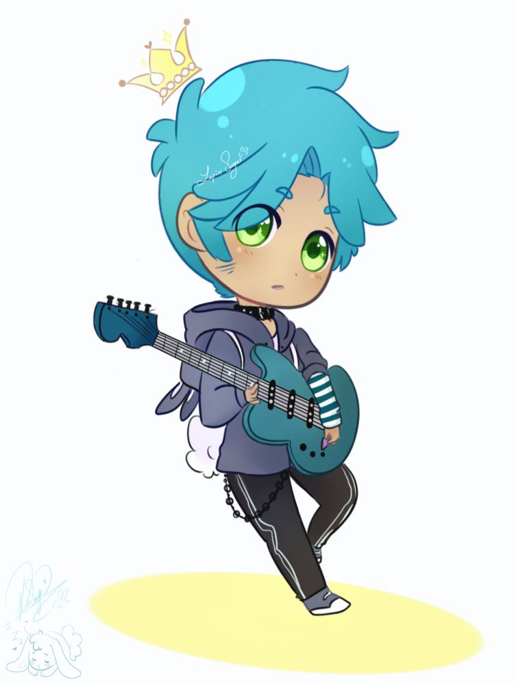 LapinSugar's tweet photo. 💙Al Fin termine de dibujarlo, sinceramente le dedique mucho amor a este chibi #Bon💕  #FNAFHS  @edd00chan @Dualkeyx #martesdepudin https://t.co/uAhrmlahlF