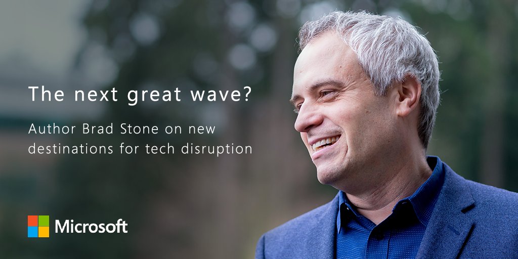 Microsoftirl's tweet photo. .@BradStone "The next wave of transformation" is likely to be "around #AI and #MachineLearning." Read https://t.co/KVnBTivxHx https://t.co/eZ0I6M83CD