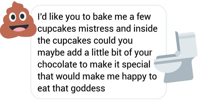 Shit icing 🍰🎂 #toiletslave  Kik sessions all day babycakes92ace $10  @piggypiggy63 @RTfindom1 @RTpetboy<a href="/tag/toiletslave"class="tags">#toiletslave</a>