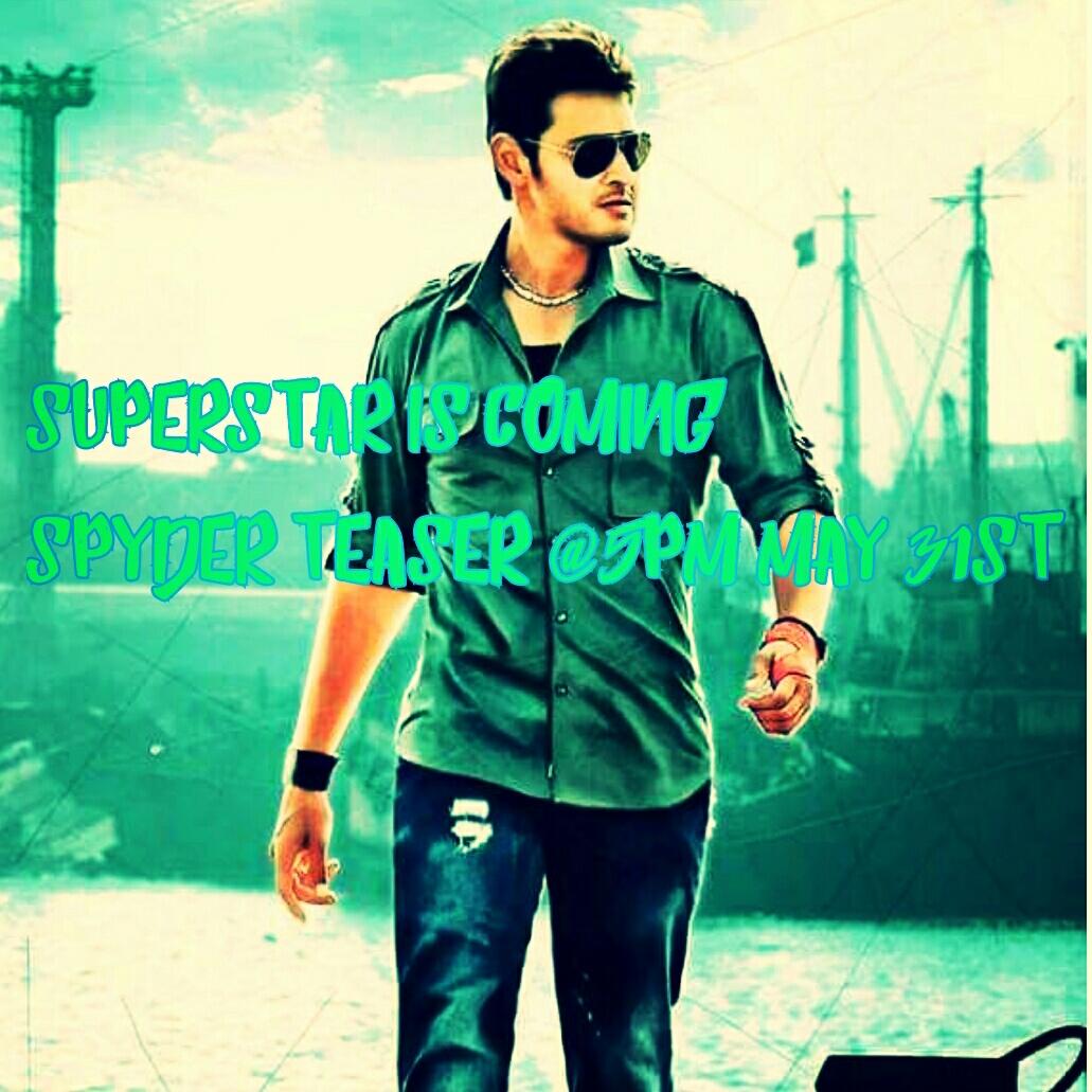 Sushanth2025's tweet image. #SPYderTEASERTOMORROW
#GlimpseOfSPYder
#SpyderTeaserArrivingTomorrow