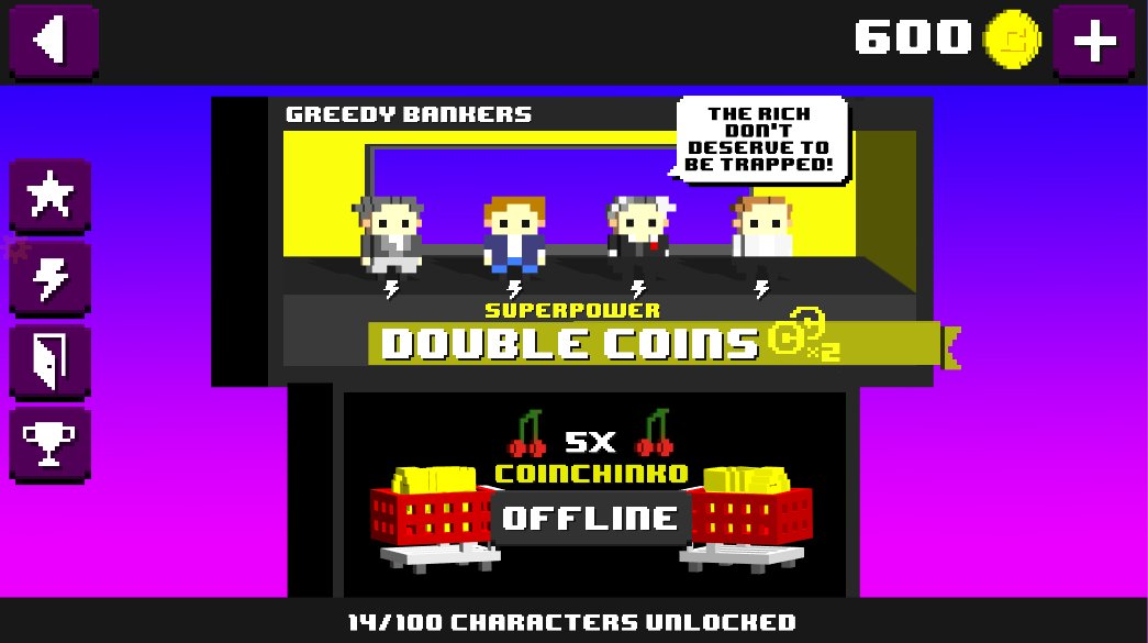 firepunchd's tweet image. A penthouse for the Greedy Bankers on top of Chicken Tower in #ChickenJump ? Check. #gamedev #voxelart