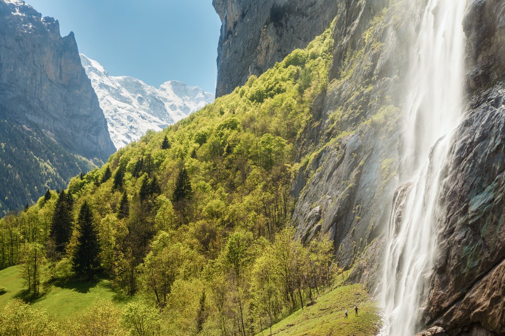 Альпийский водопад