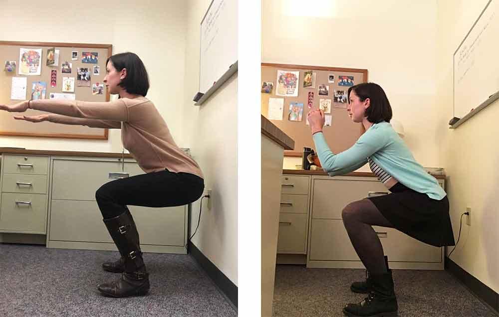 WomensHealthMag's tweet photo. “I took squat breaks at work every day for a month—here's what happened”: https://t.co/Tg0efeGv0s https://t.co/a99k04oYL3