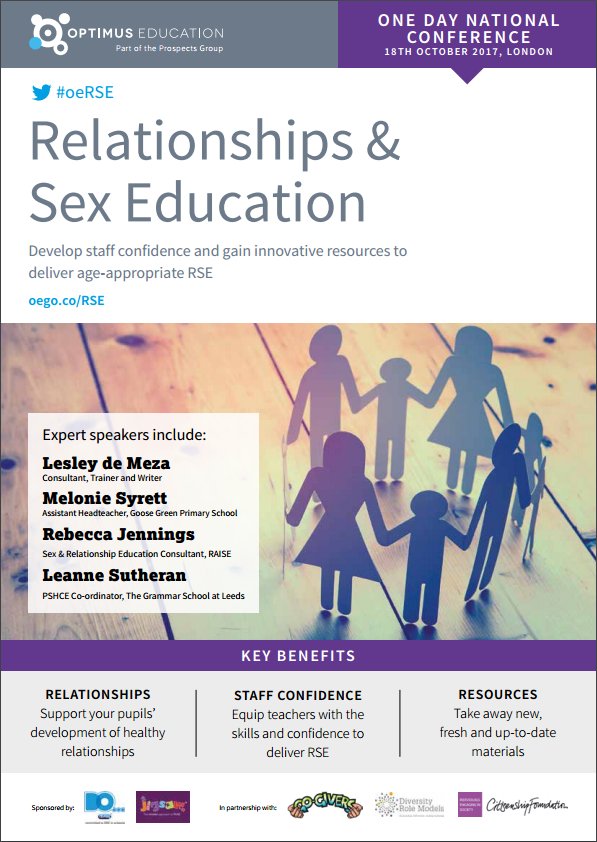 JamieMaw1's tweet photo. Our Relationships & Sex Education conference brochure is ready! @citizenship @DiversityRM #DoSRE @JigsawPSHE - https://t.co/GT50QoAOA7 https://t.co/orBE3N9inh