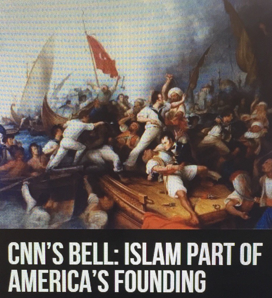 ProudInfidel321's tweet photo. @wkamaubell What a LIBTARD! Name one Muslim whose signature is on the Declaration of Independence! MORON! @CNN https://t.co/PJFtzZsLwJ