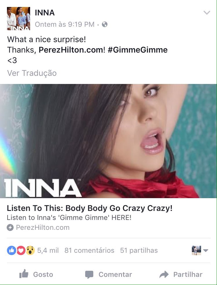 InnaArab_FC's tweet photo. I can't wait new single from you @inna_ro ❤️ https://t.co/3w3dmdRA25