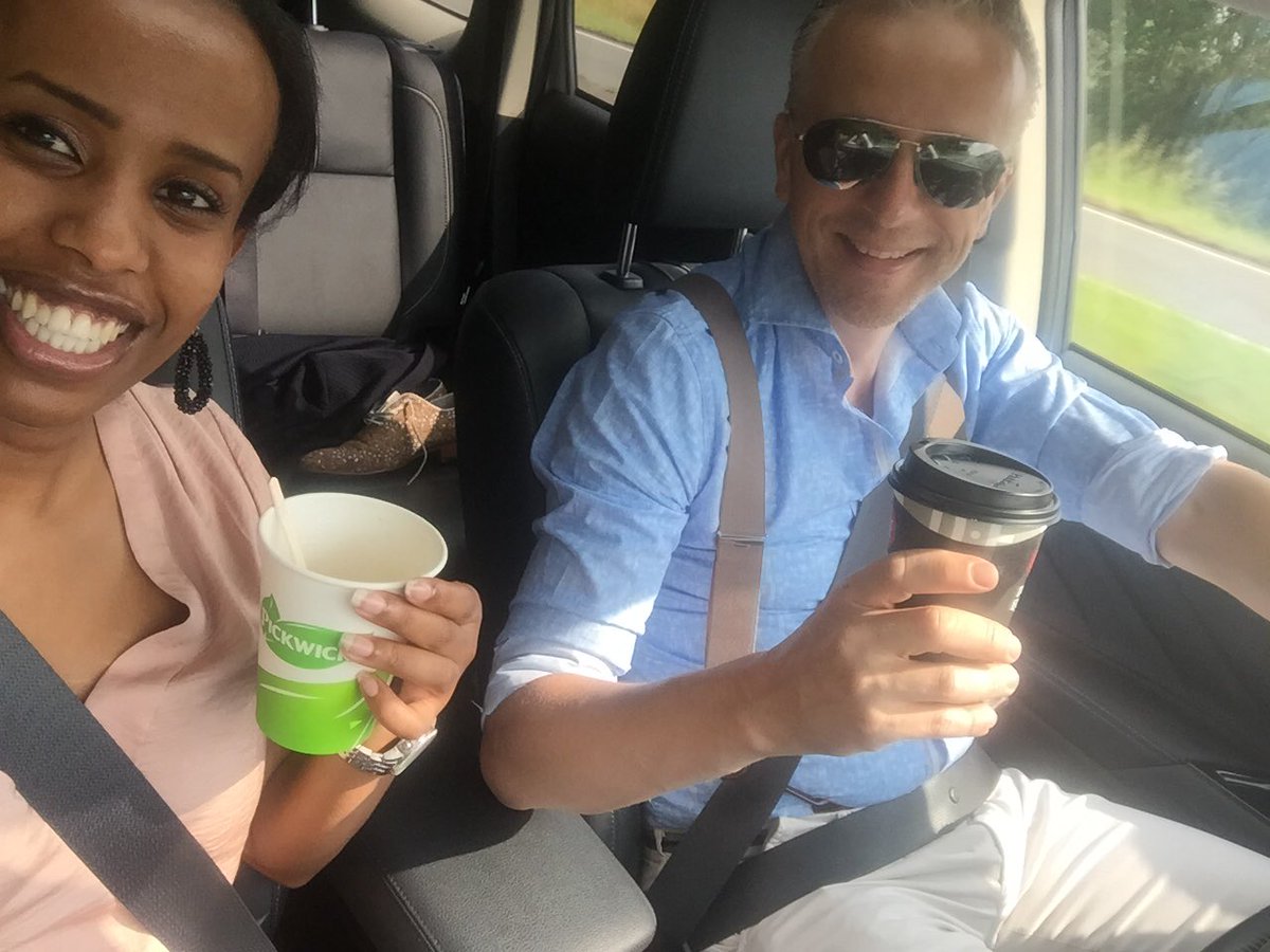 Vandaag met <a href="/therus/">Gerard</a> op pad geweest en onze klant verrast met een bezoekje bij hun stand op de beurs! #topdag #dtd