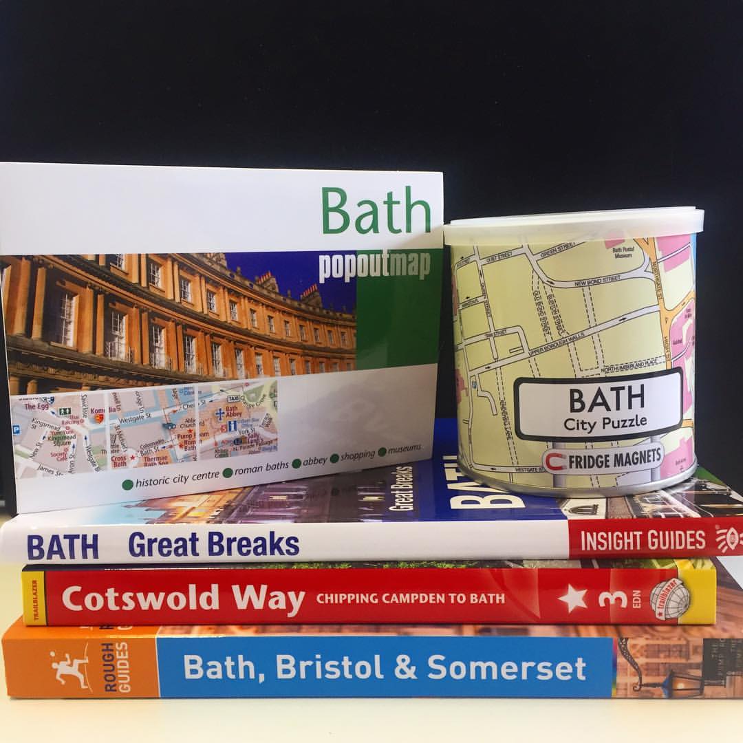Our #Bath competition also includes this fabulous bundle of books and maps! Enter here for a chance to win: bit.ly/2pBDgat
