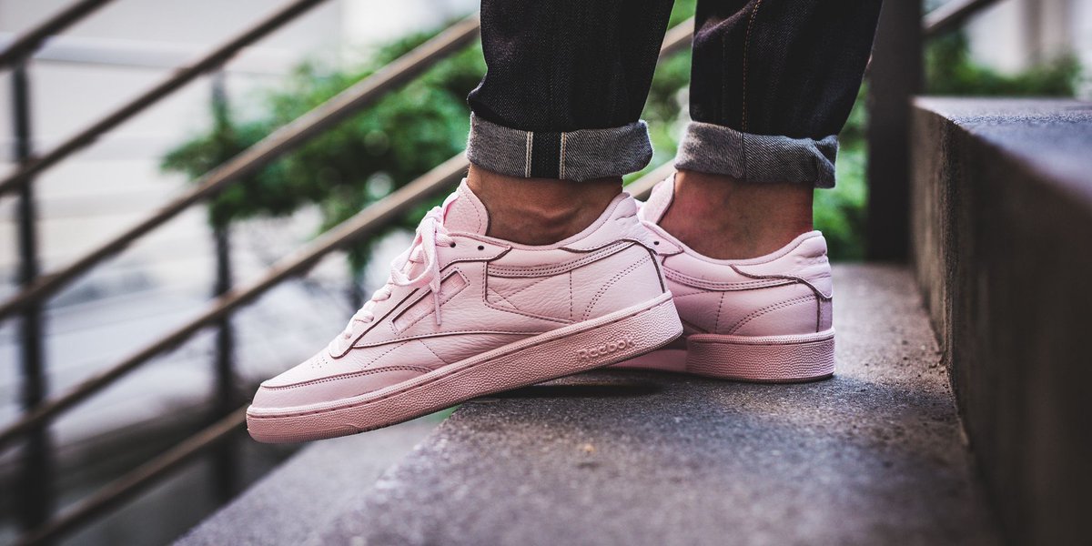 reebok club c 85 elm porcelain pink