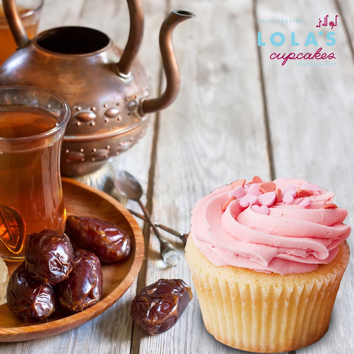 LolasCupcakesSA's tweet photo. نتمنى لكم صياماً مقبولاً وافطاراً شهياً #cupcakes #riyadh_food #cake #brownie #banorama_mall #saharamall #كافيه #كيكات #كا https://t.co/XgpX7O75H7