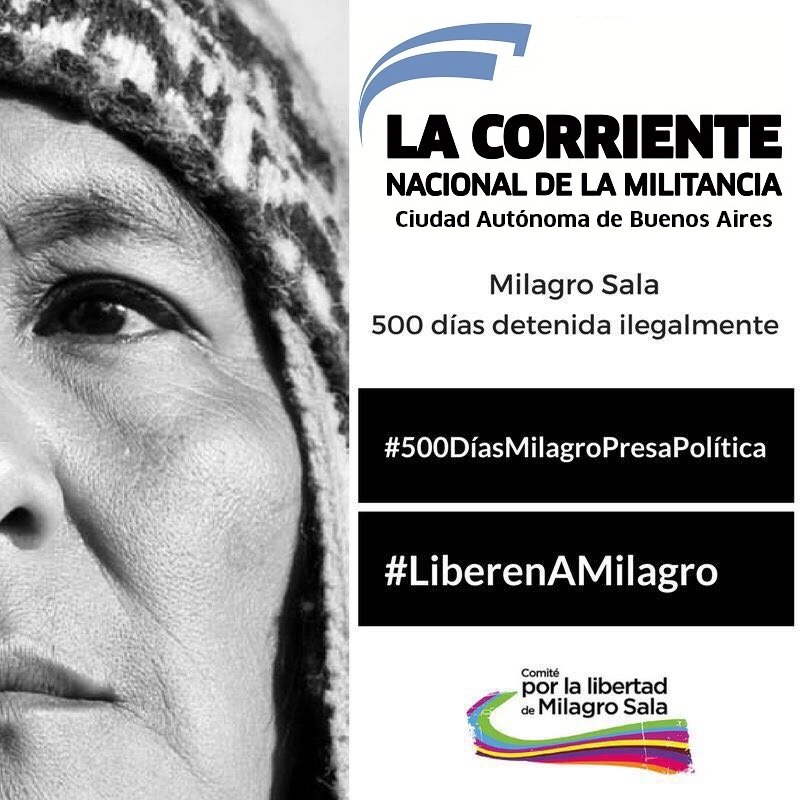 LosNDM's tweet photo. #500DíasMilagroPresaPolítica   #LiberenAMilagro https://t.co/NzpeVR9UDE