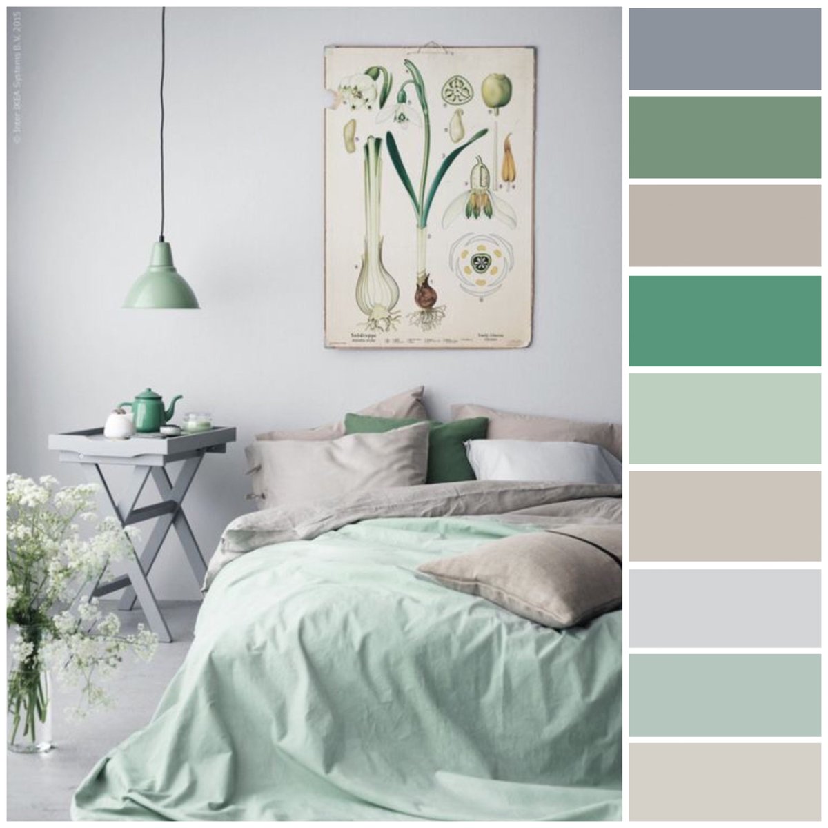Gracious_Luxury's tweet photo. Green is still a big trend for 2017. Try using a range of different shades of the same colour to create your look.

#ColourPalette https://t.co/pXsUXKuZG3