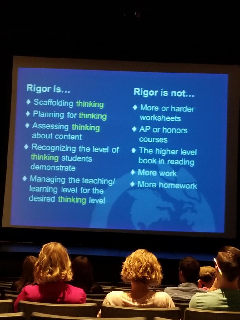 Rethink rigor... #ksdpd #whyplay