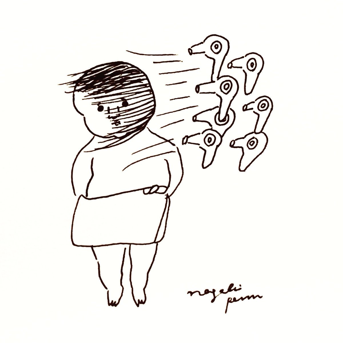 ドライヤーに好かれる 