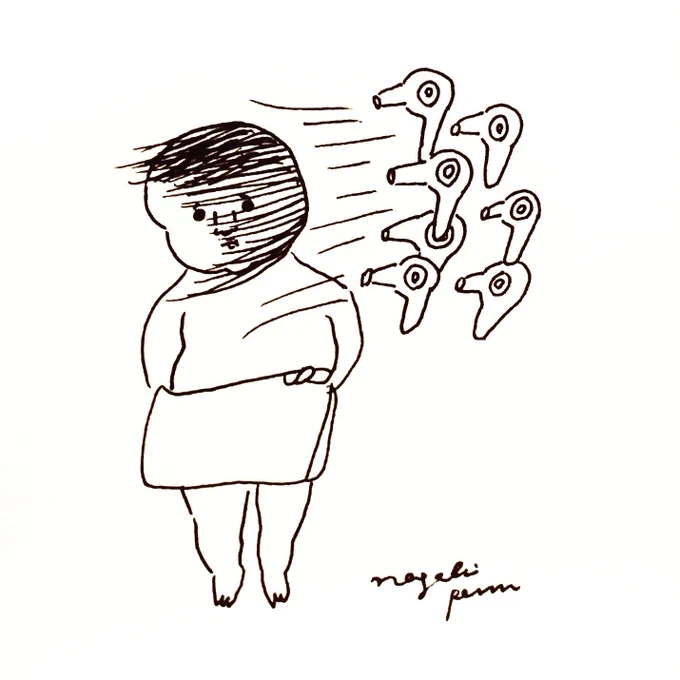 ドライヤーに好かれる 