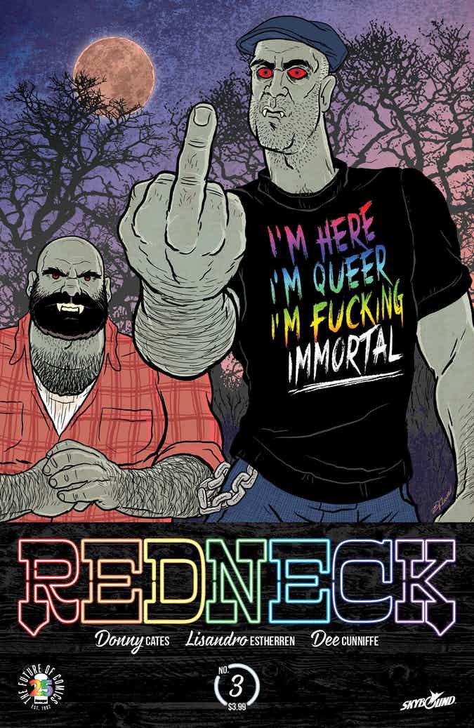 BagsAndBeards's tweet photo. The June #Pride Variants from @ImageComics are upon us! This one is by #EdLuce for REDNECK 3 by @Doncates & @LEstherren! #comics #lgbt #DNN https://t.co/8pWSrJngg6