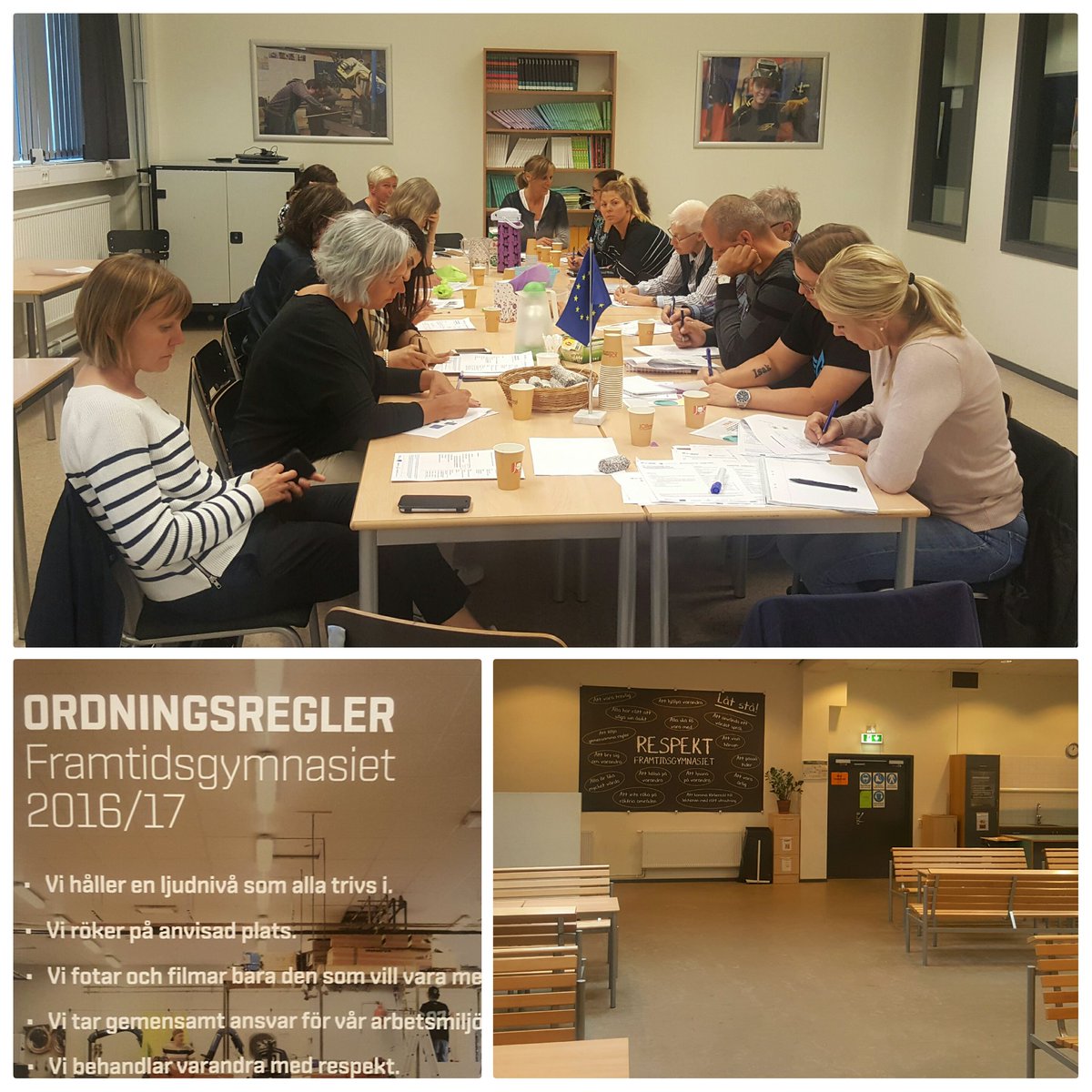 JagmedS's tweet photo. Läsårets sista projektmöte på Framtidsgymnasiet Nyköping! Stort tack för ert engagemang! Ser fram emot att träffas igen efter sommarlovet☺ https://t.co/40aFUfNNsr