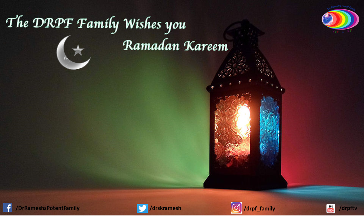 drskramesh's tweet photo. The #DRPF Family wishes you and your family Ramadan Kareem! May this Ramadan bring you #peace and #prosperity. #ramadan2017 #ramadankareem 🙂 https://t.co/iGe5u3lglO