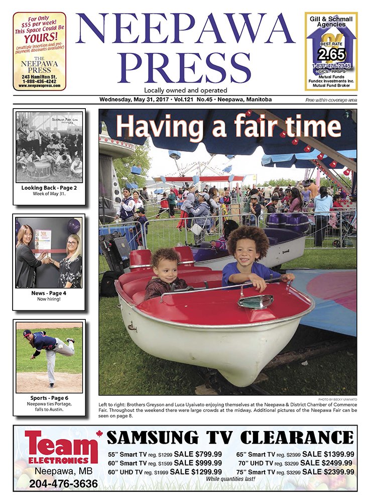 NeepawaPress's tweet photo. Here's your first look at the front page for the new edition of @NeepawaPress https://t.co/fvqv1NkX9u