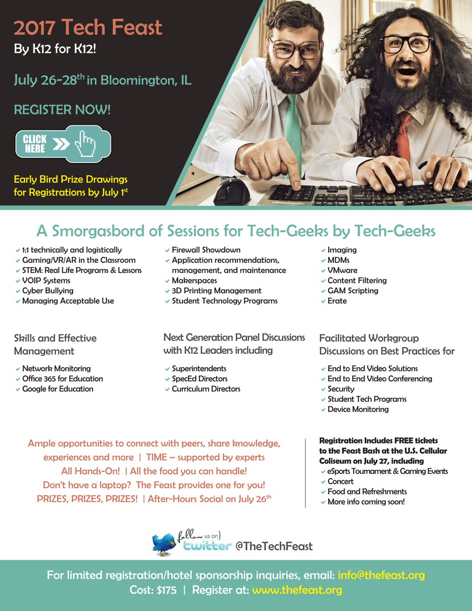 TechFeast is on for July 26-28!